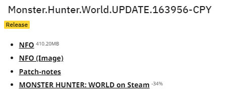 CPY перевзлом Monster Hunter: World