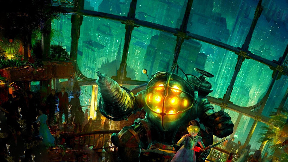 Стрим - крутые игры для слабых ПК: Bioshock плюс мод на графику
