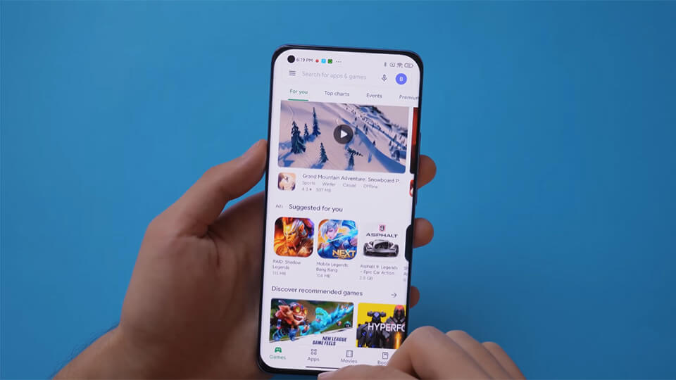 Xiaomi Mi 11 в рабочем виде