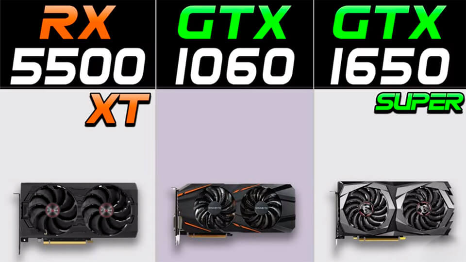 RX 5500 XT (4GB) protiv GTX 1060 (6GB) protiv GTX 1650 Super
