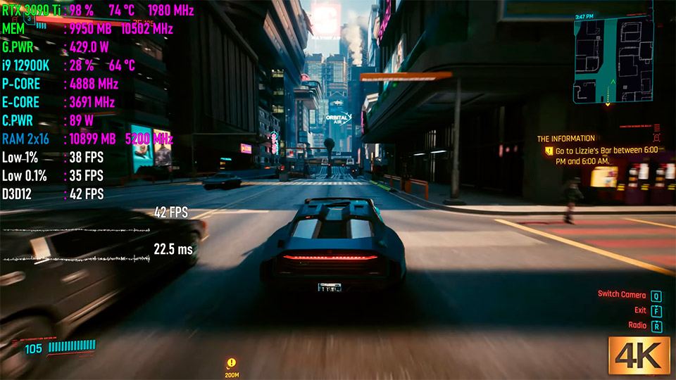 RTX 3090 Ti i i9 12900K proverim v 10 igra v razreshenijah 4K i 8K