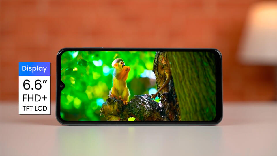 Samsung Galaxy M33 5G  razreshenie jekrana Full HD+ i 6,6 djujmov