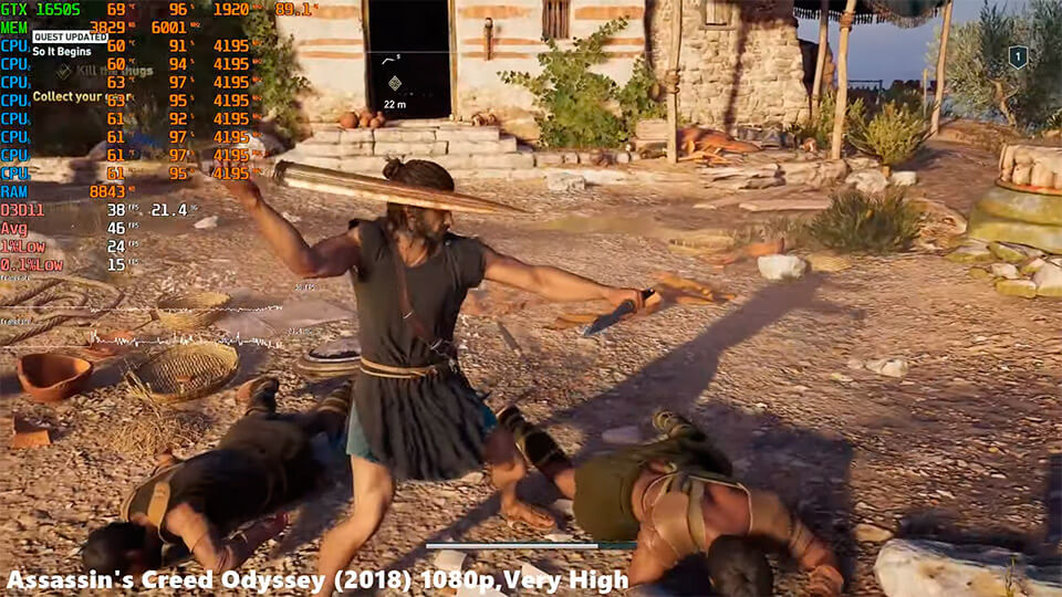 GTX 1650 SUPER i i3-10105F proverka v 30 igrah