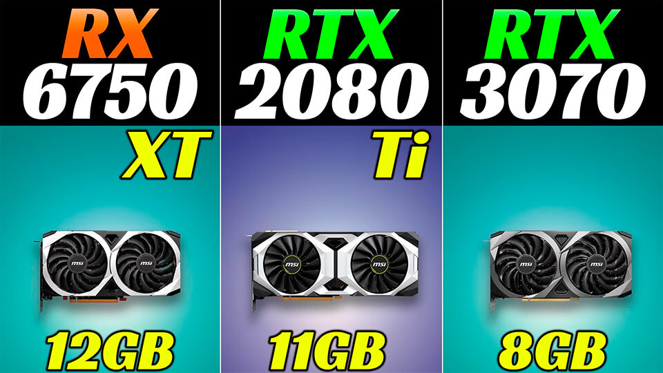 RX 6750 XT protiv RTX 2080 Ti protiv RTX 3070 proverka v 20 igrah