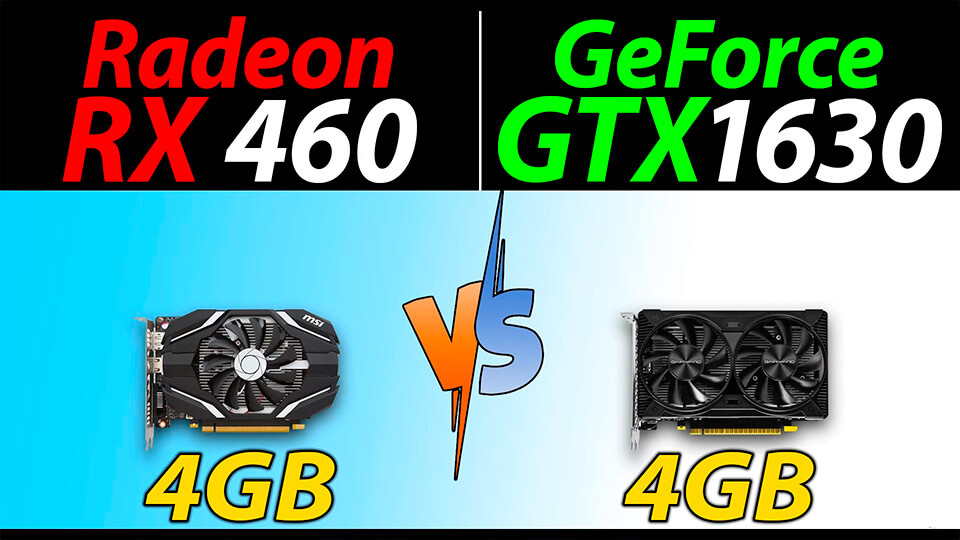 GTX 1630 protiv RX 460 4GB proverka v igrah