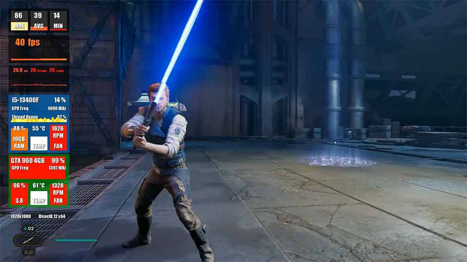 Star Wars Jedi Survivor GTX 960 4GB