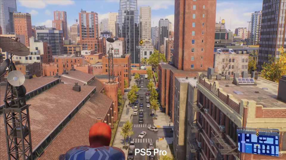 PS5 Pro pokazyvaet uluchshennuju grafiku v Spider-Man 2