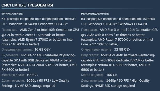 sistemnye trebovanija k DOOM The Dark Ages